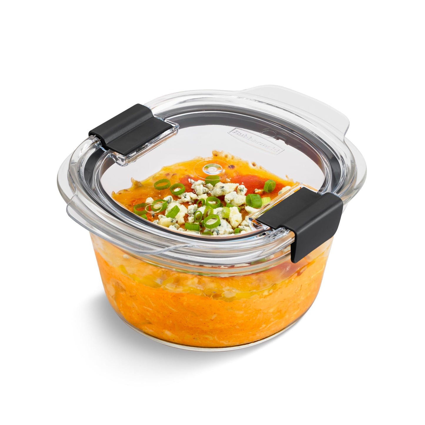 Rubbermaid Brilliance Glass Round Leak-Proof 6-Piece Set Food Storage Containers with Lids, Meal Prep Containers