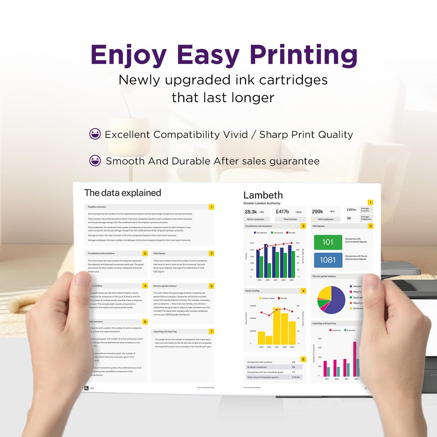 Timink 910XL Ink Cartridges Replacement for HP 910 XL Ink Cartridges Combo Pack, Work for OfficeJet Pro 8025e 8035e 8025 8035 8020 8028 Printer (BCMY, 4 Pack)
