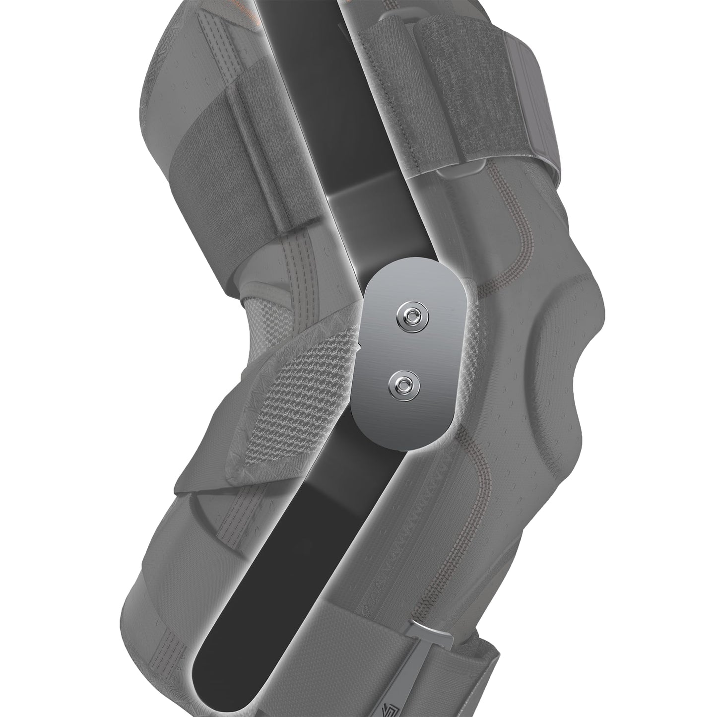 Shock Doctor Knee Support with Dual Hinges, Black, Medium