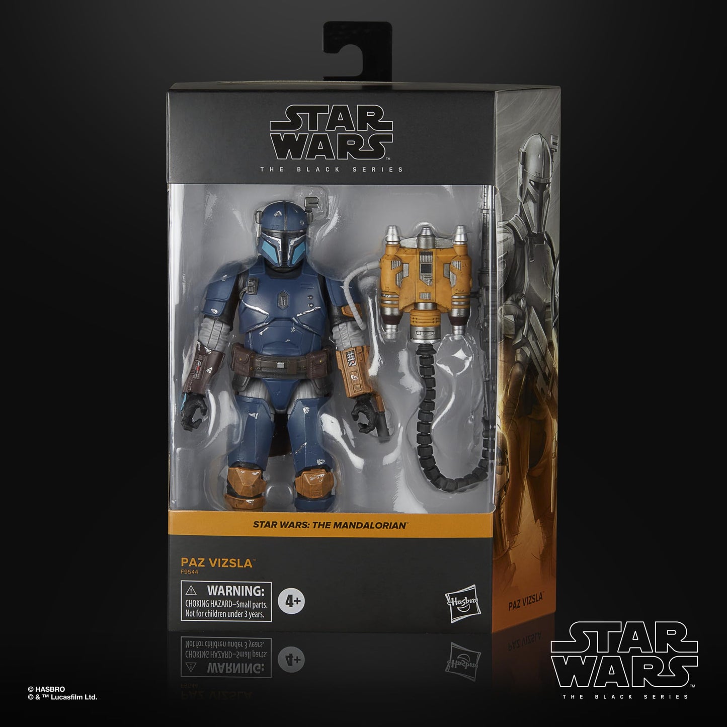Star Wars The Black Series Paz Vizsla, Star Wars: The Mandalorian Collectible Deluxe 6 Inch Action Figure