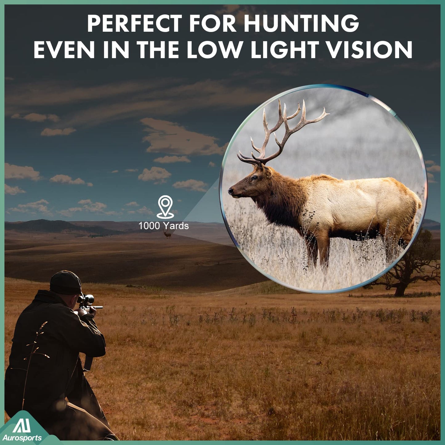 Aurosports 10x25 Binoculars for Adults Kids, Bright View Compact Binoculars with Weak Light Vision, Easy Focus Small Binoculars for Bird Watching Outdoor Sports Games Travel Hunting Hiking