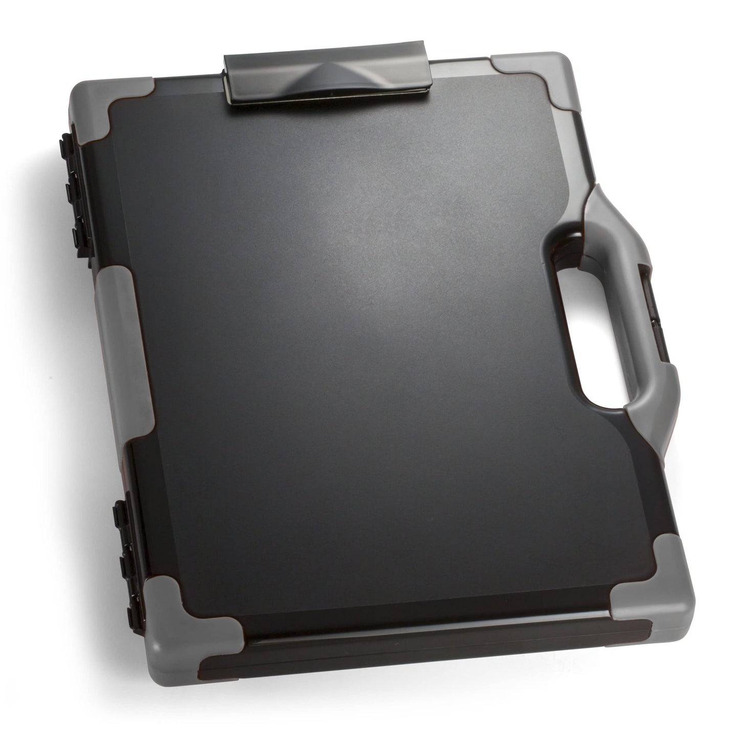 Officemate Carry All Clipboard Storage Box, Letter/Legal Size, Black and Gray (83324), 1