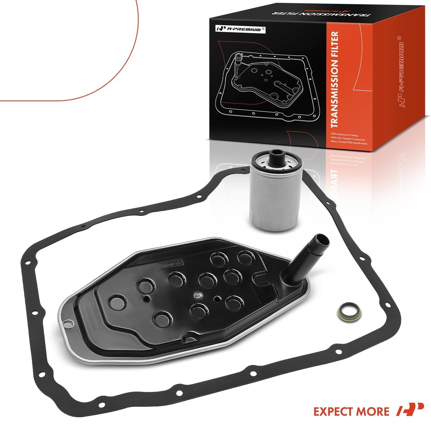 A-Premium Automatic Transmission Fluid Filter with Pan Gasket, Compatible with Ram, Jeep, Dodge & Chrysler Model - 1500, 2500, 3500, Grand Cherokee, Liberty, Ram 1500 2500 3500, Durango, Dakota, Aspen