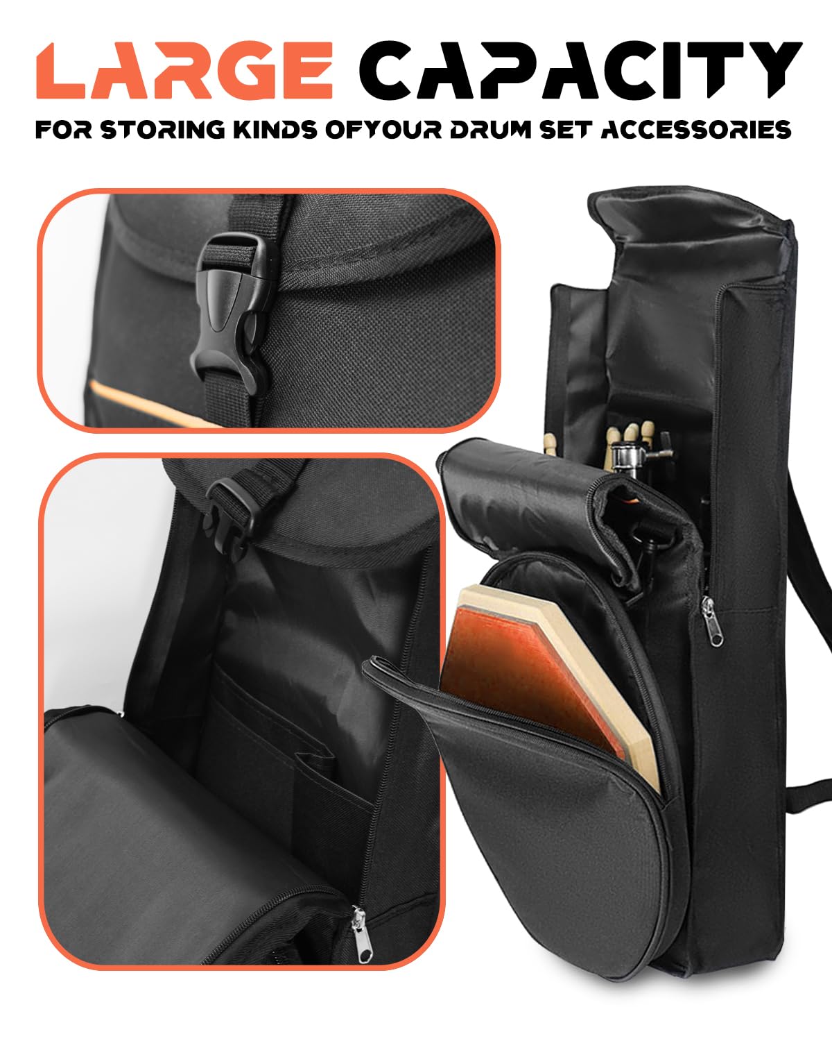 Amazing Fair Drum Pad Storage Bags