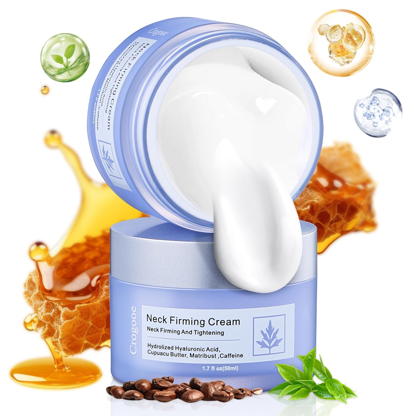 5-IN-1 Neck Firming Cream: [30+ SGS Certified] [Used by Over 1M Fans] Tightening & Firming Neck Cream, Neck & Décolleté for Wome (2PC)