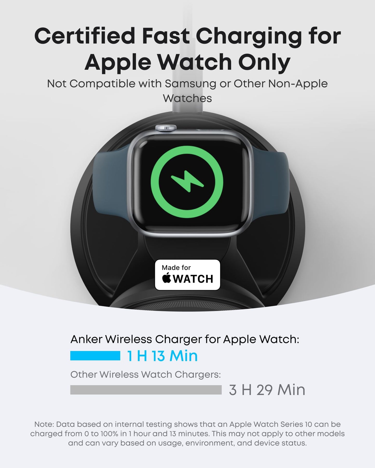 Anker MagSafe Charger Compatible, MagGo 3-in-1 Charging Station, Nano Charging Stand, Qi2 Certified 15W Magnetic Wireless Charger Dock, for iPhone17/16/15/14, Apple Watch,AirPods (Adapter Included)