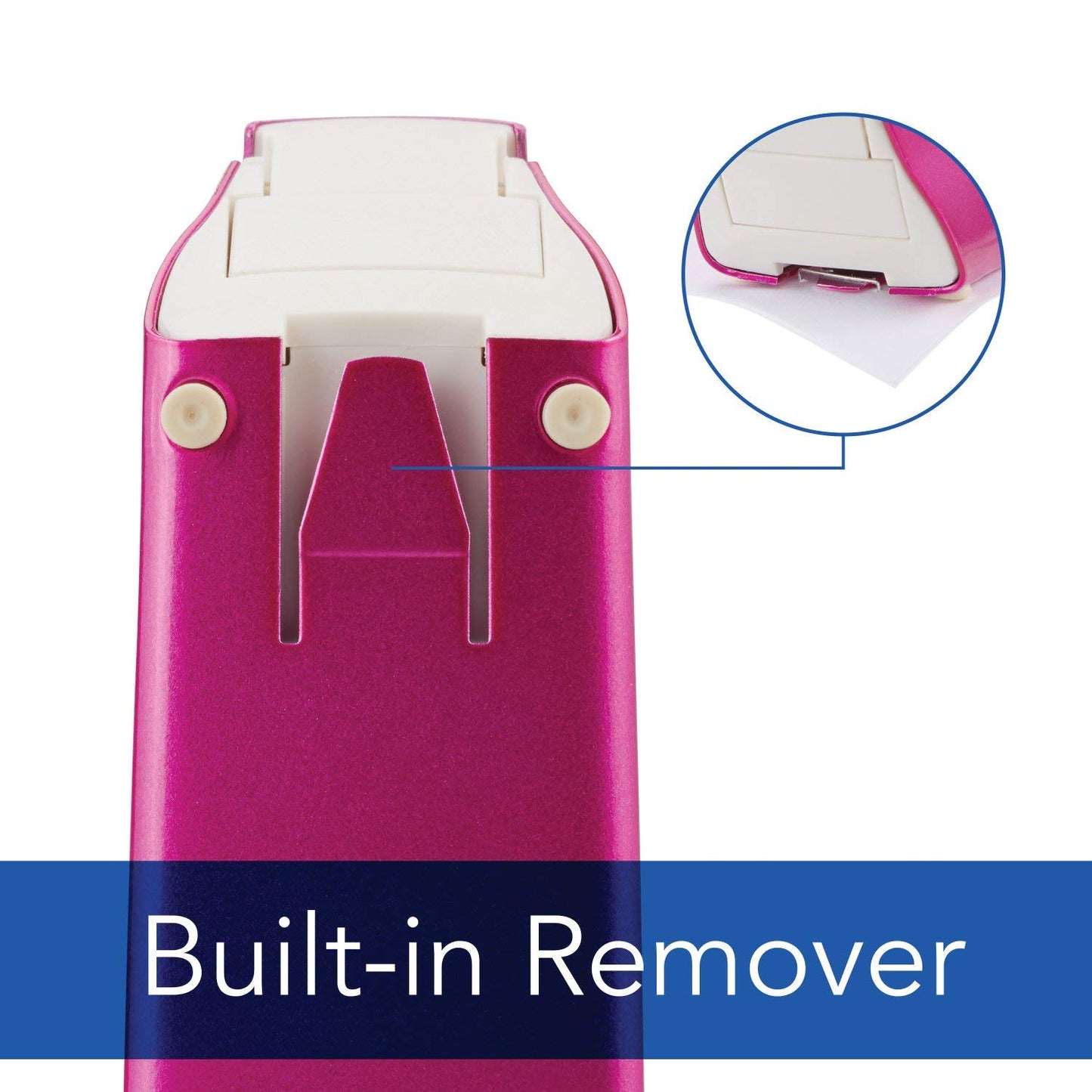 Swingline 55047023 NeXXt Series WOW Desktop Stapler, Includes 200 Staples, Pink