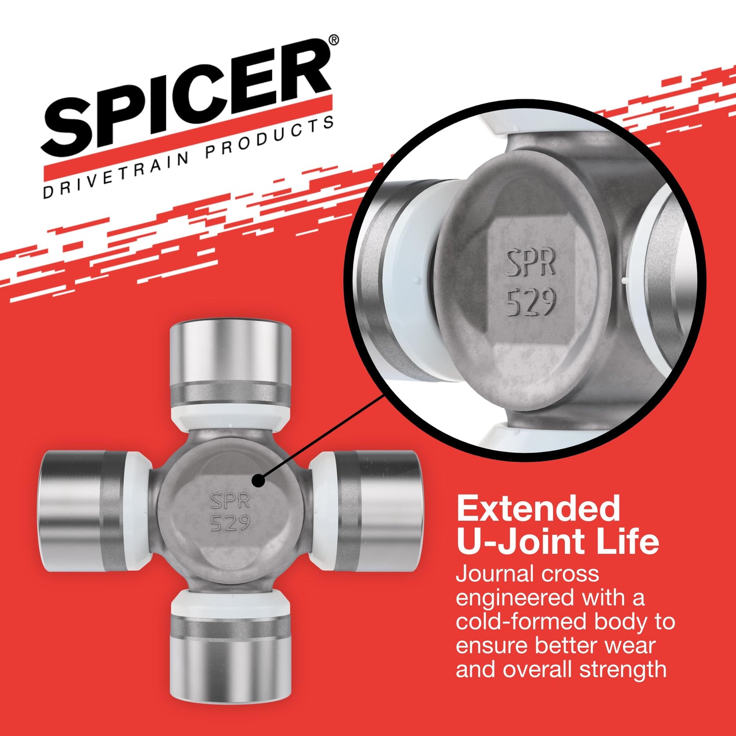 Spicer 5-1410-1X Premium Greasable Universal Joint
