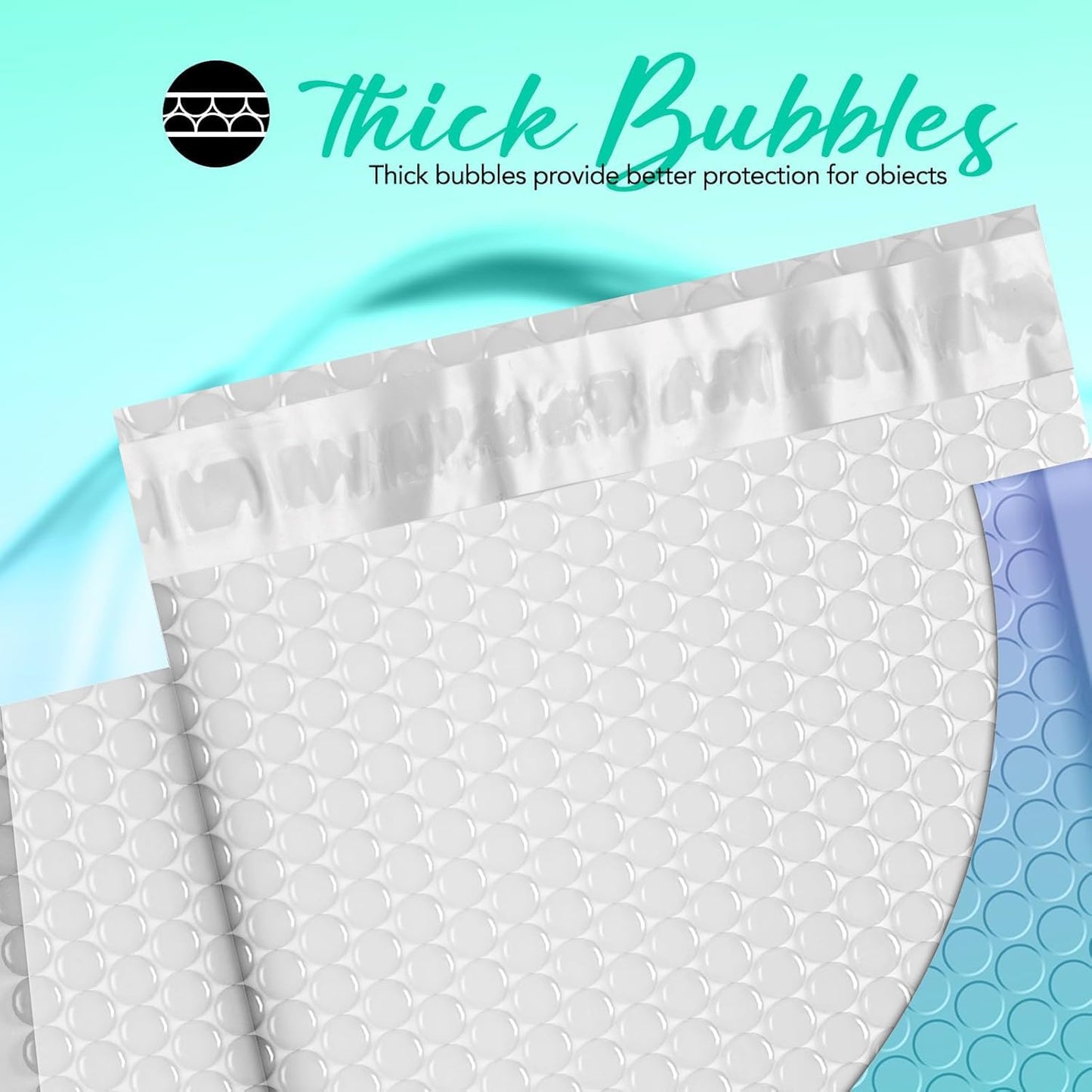 Fuxury Cute Design Bubble Mailers 6x10" 100 Pack Opaque Padded Envelopes Usable Size 6x9" Durable Pattern Bubble Shipping Envelopes for Mailing Jewelry Thick Bubble Padded Mailers Fairyland Green