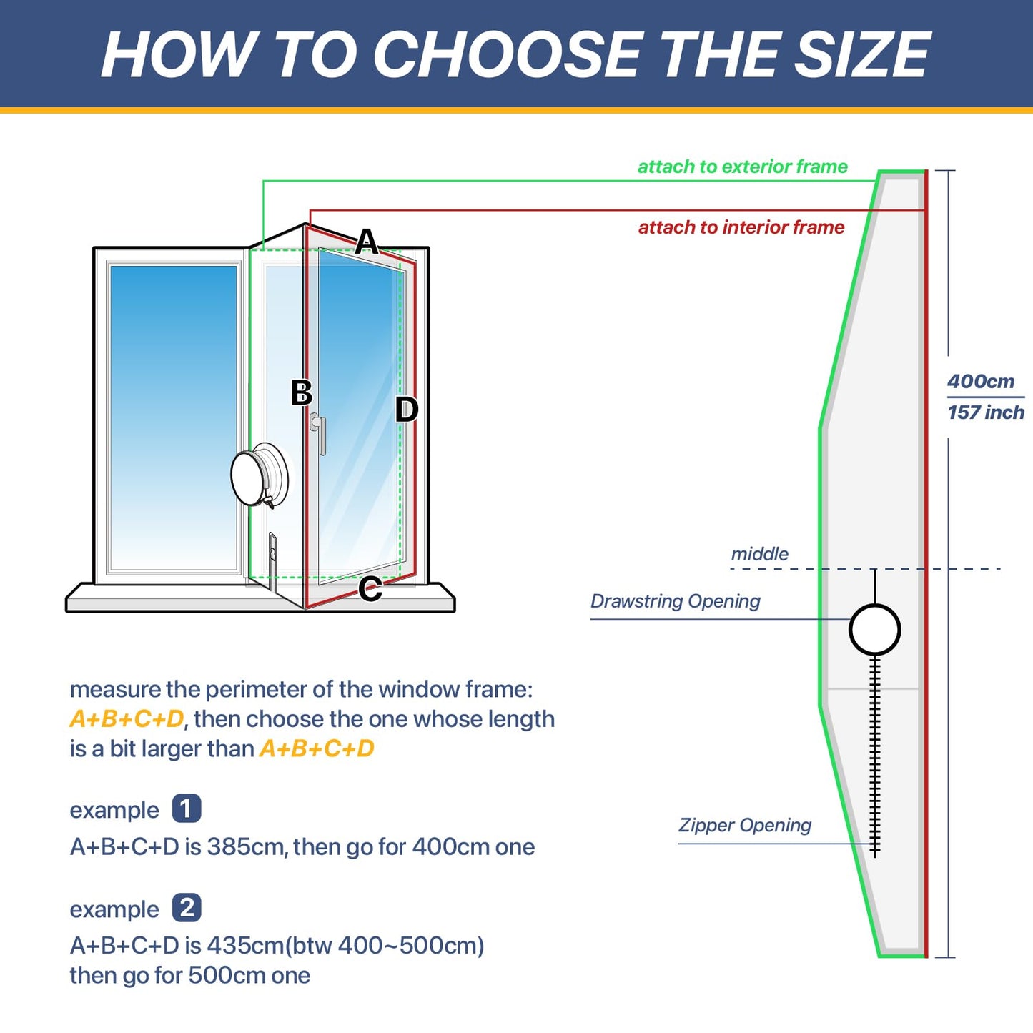 LOVIGA 400CM(157") Portable AC Window Seal, 100% Airtight Casement Window Vent Kit Seal Kit for Portable Air Conditioner & Ventilation System, Easy to Install, No Drilling