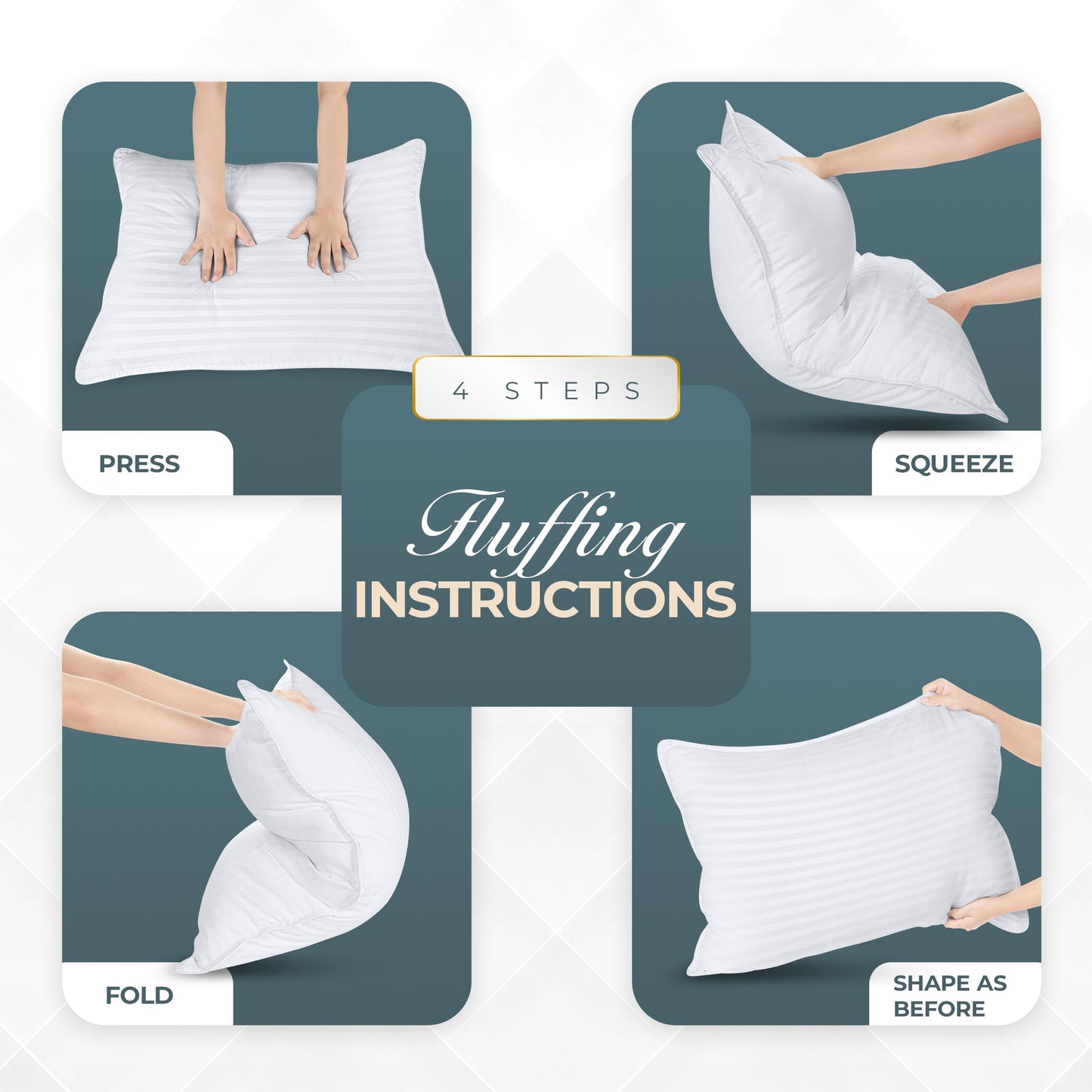 Utopia Bedding Bed Pillows for Sleeping King Size, Set of 2, Cooling Hotel Quality, for Back, Stomach or Side Sleepers