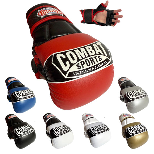 Combat Sports Max Strike MMA Training Gloves (Red, Large)