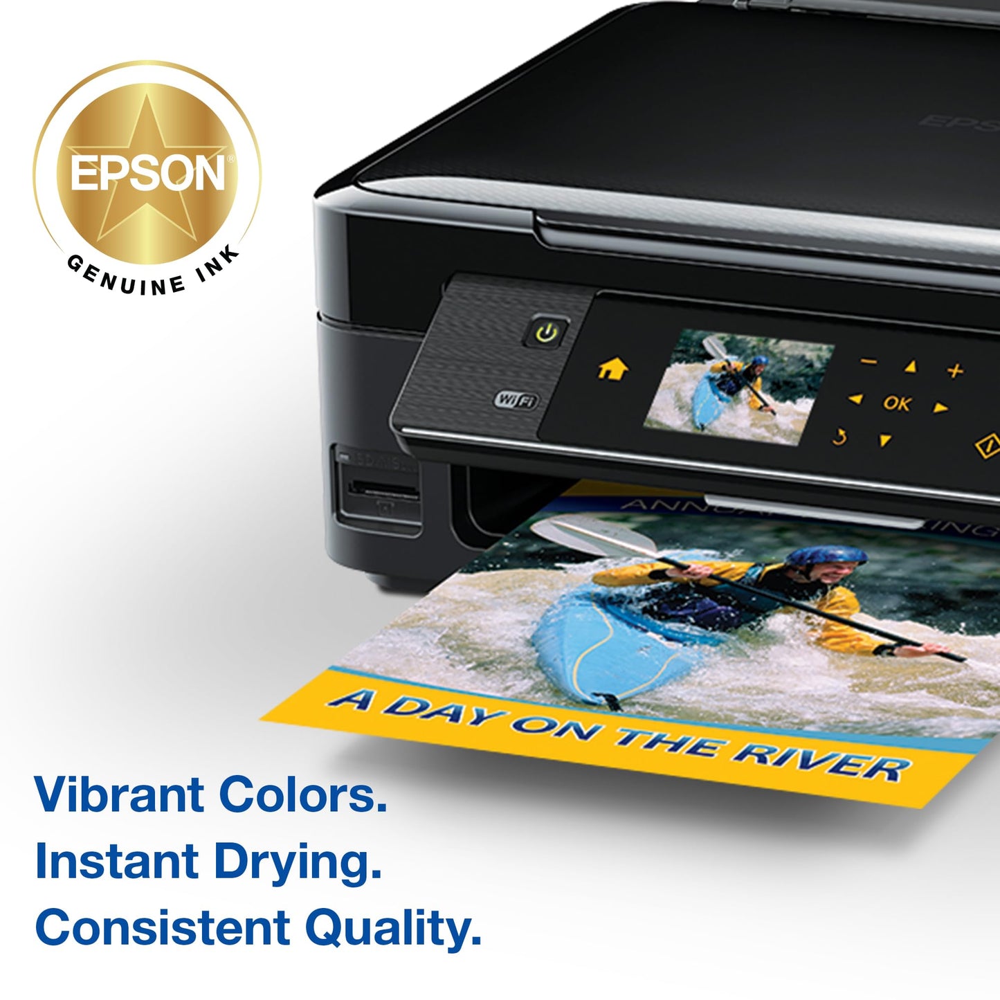 EPSON 200 DURABrite Ultra Ink Standard Capacity Color Combo Pack (T200520-S) Works with WorkForce WF-2520, 2530, 2540, Expression XP-200, 300, 310, 400, 410