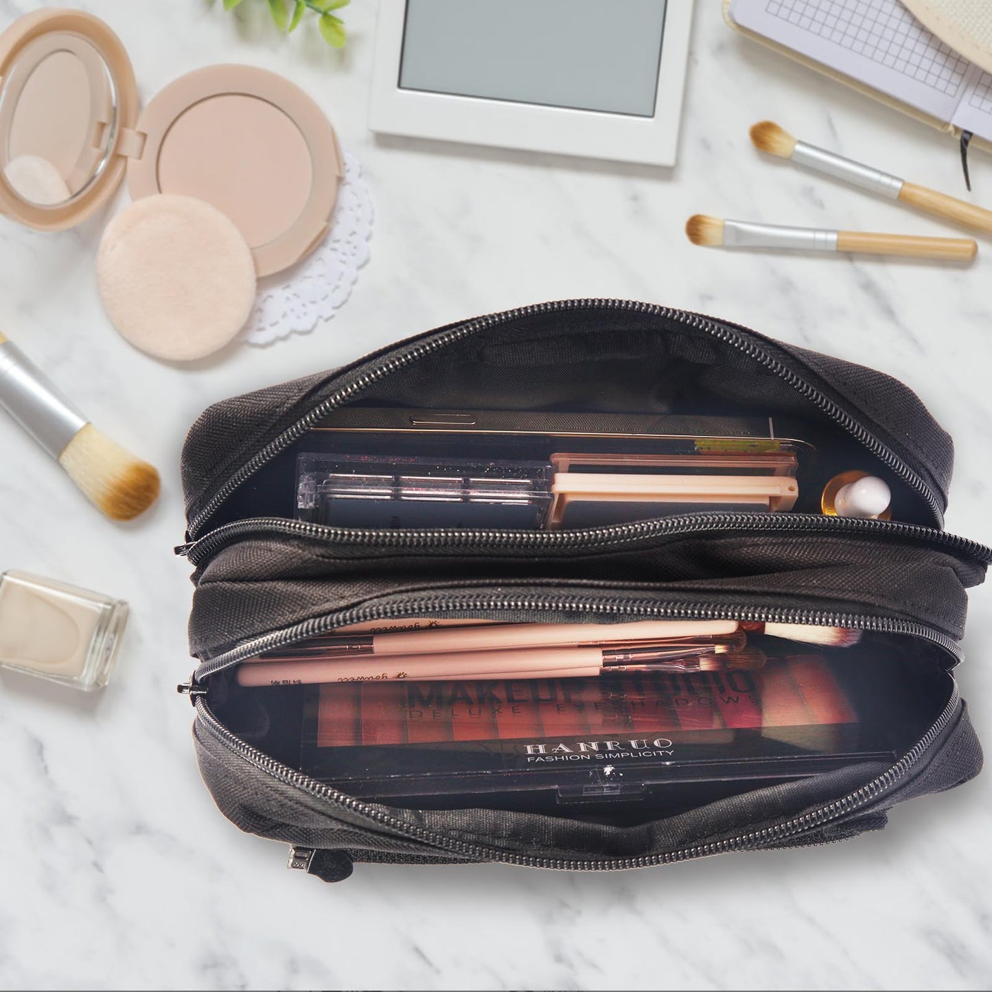 KKSUBCA sublimation Makeup Bag Blank, 8 PCS, Sublimatable Makeup Bag