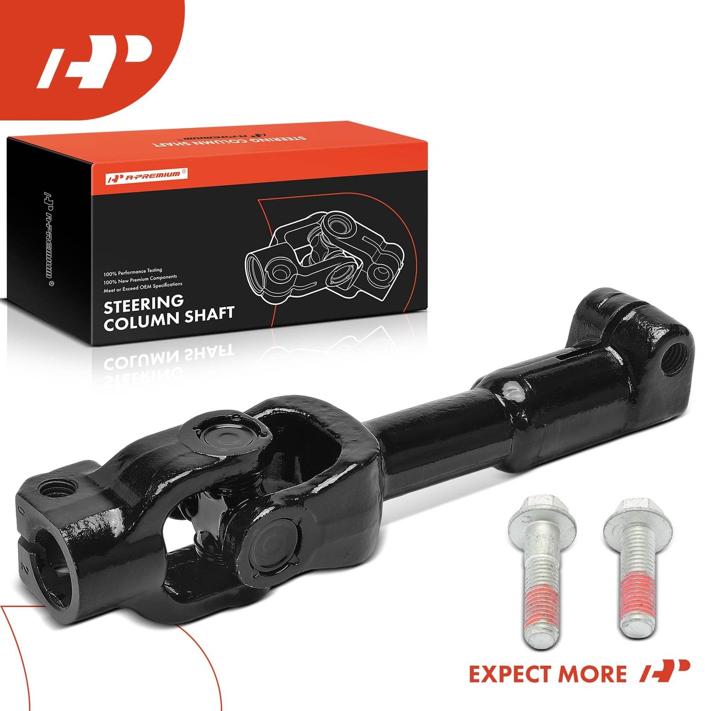 A-Premium Lower Intermediate Steering Shaft Steering Column Shaft Compatible with 2006-2013 Dodge Ram 1500 2500, 2006-2012 Ram 3500