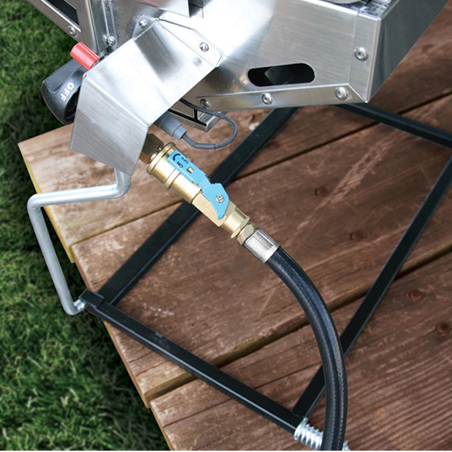 Stanbroil 6 Feet Propane Regulator Hose with 1/4" Female Quick Connect x Acme Nut