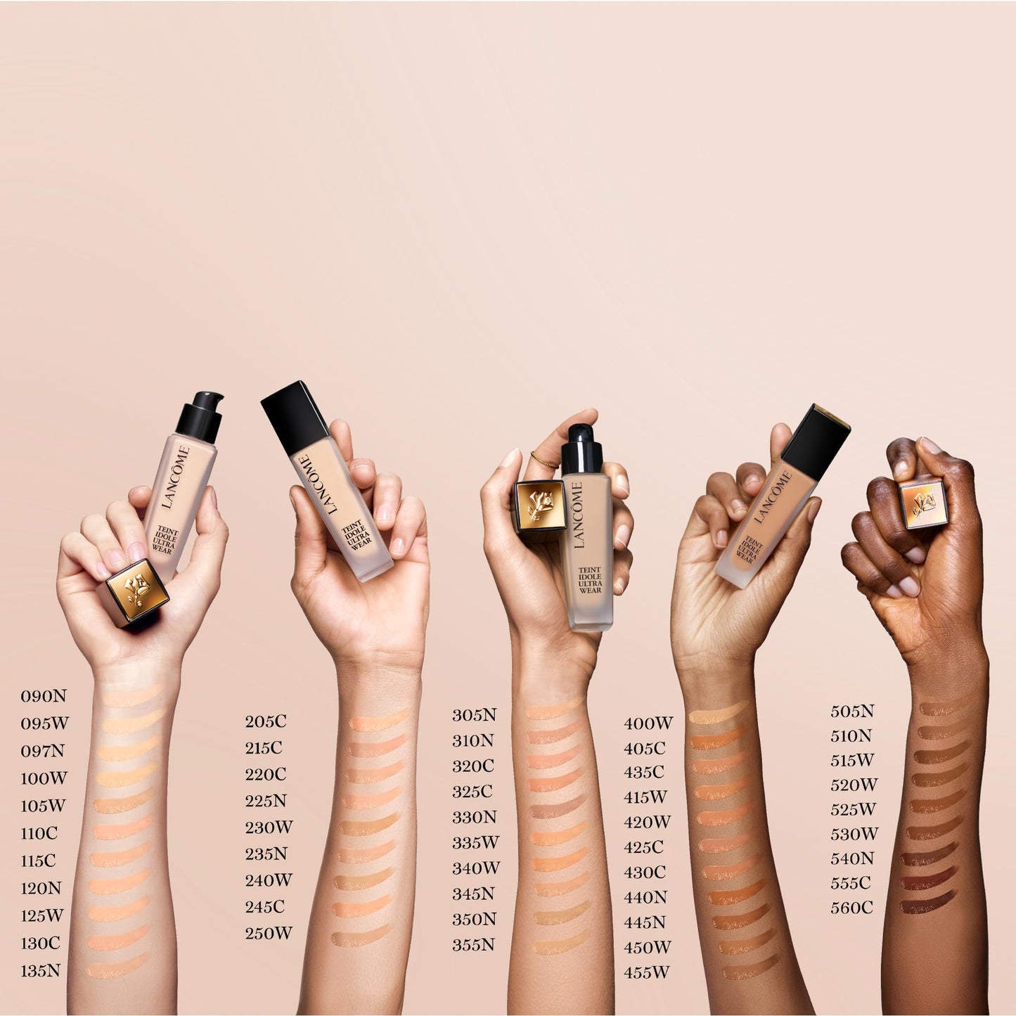 Lancôme Teint Idole Ultra Wear Buildable Full Coverage Foundation - Longwearing & Waterproof - Natural Matte Finish - 220C