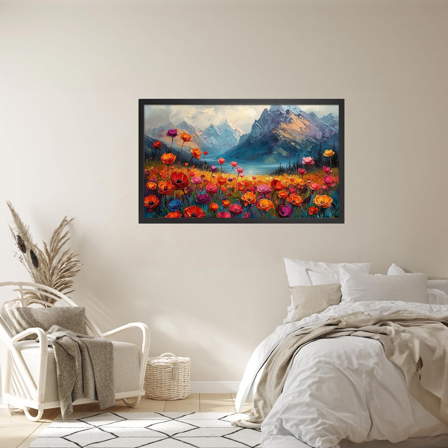 Giftgarden 14x24 Picture Frame Black, Textured Aluminum Poster Frame 24x14 for Wall Display, Single