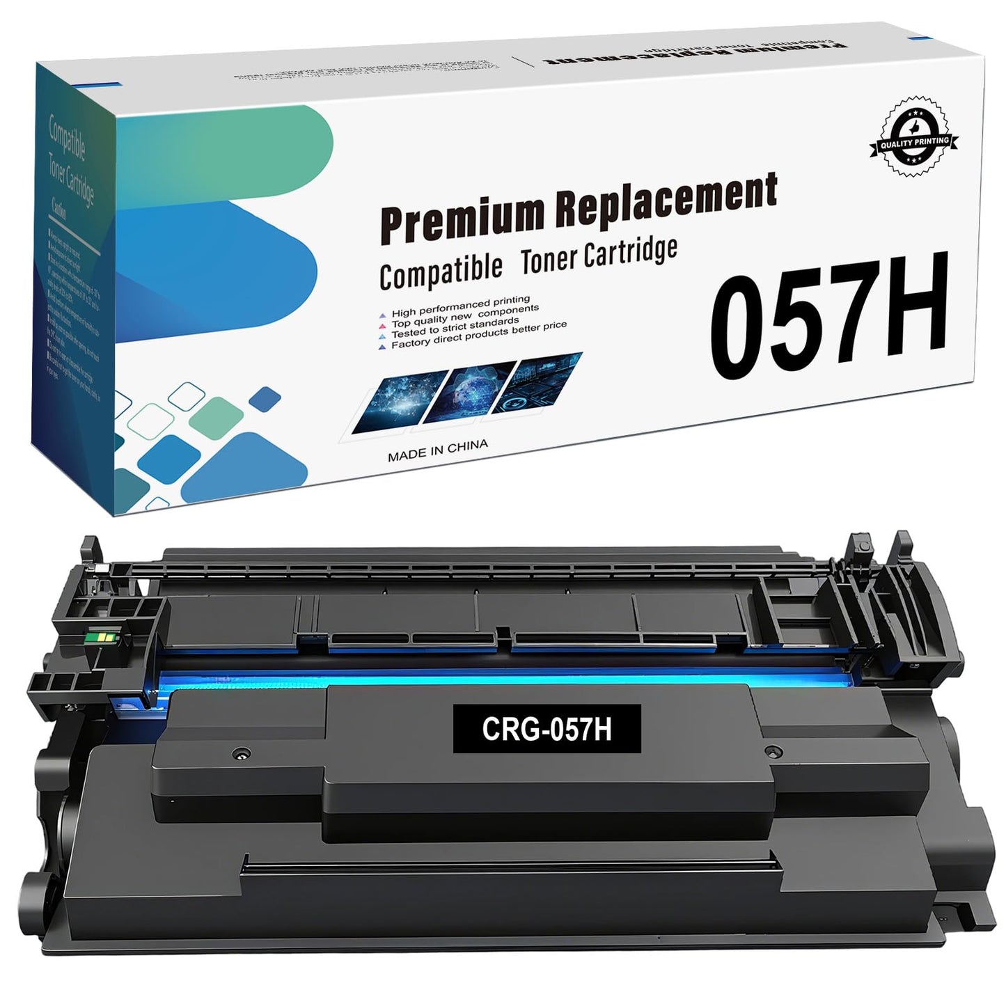 LAIPENG Compatible Toner Cartridge 057H (057) High Capacity 10000 Pages for Canon imageCLASS MF449dw MF448dw MF445dw MF443dw MF455dw LBP228dw LBP227dw LBP226dw LBP223dw LBP236dw Printers（Black×1）