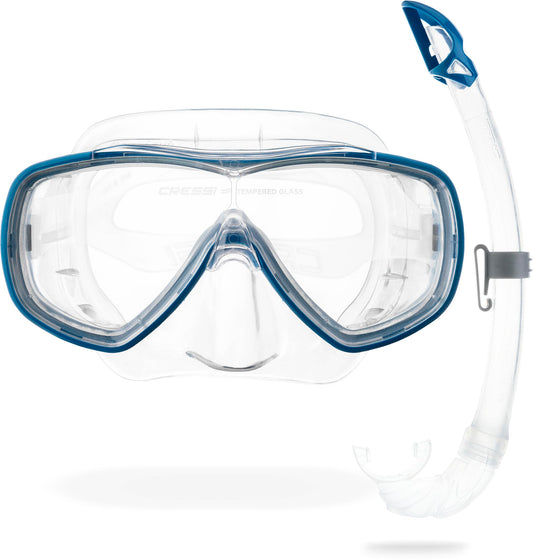 Cressi Onda & Mexico, Clear/Blue
