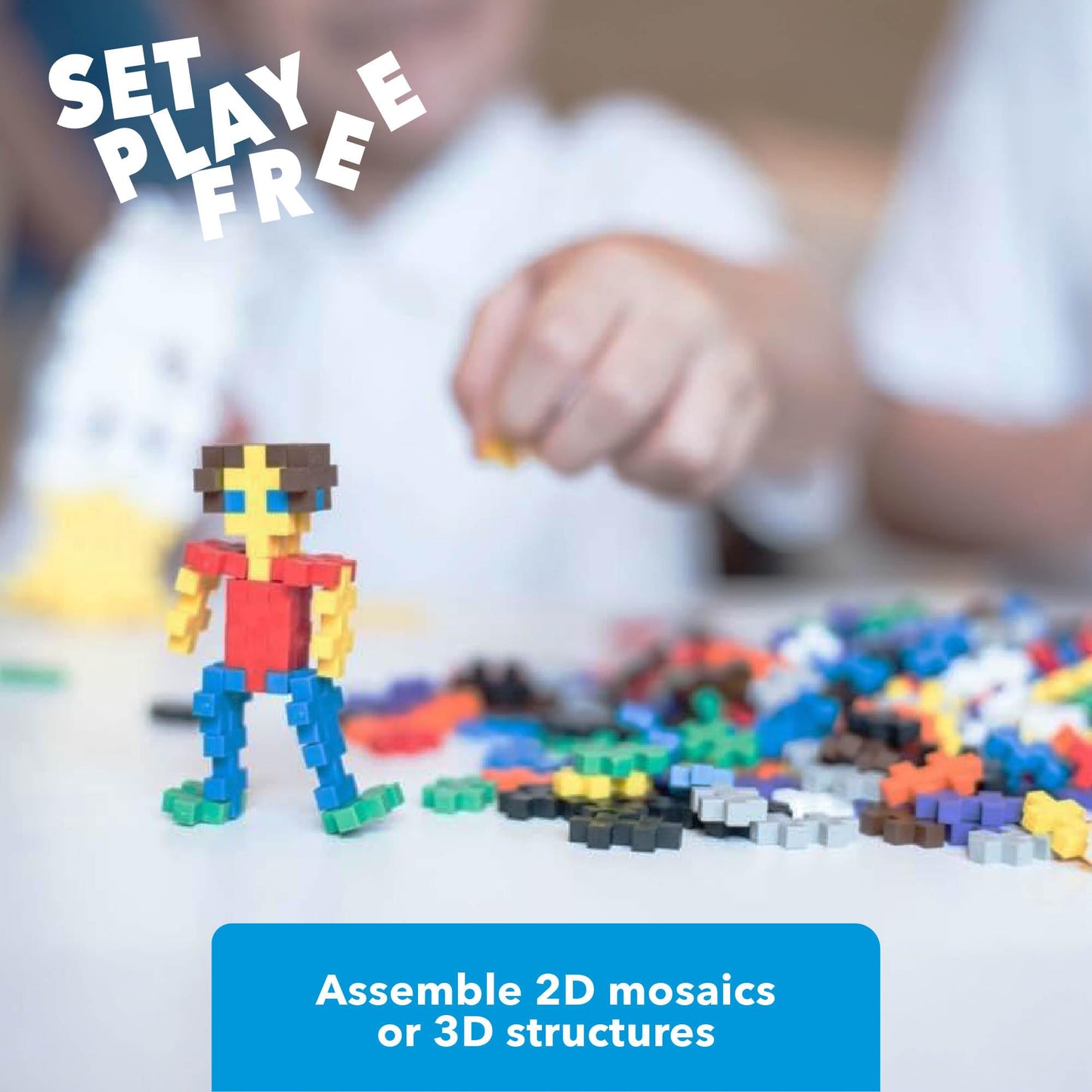 Plus-Plus 03310 600 Piece Basic Toy Set