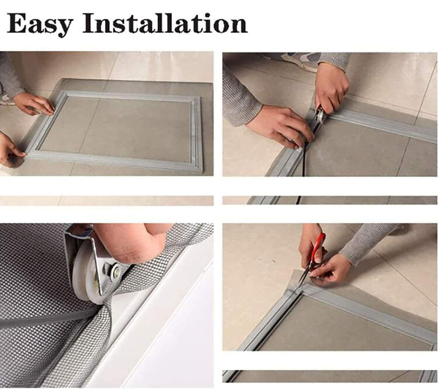 304 Stainless Steel Woven Wire Mesh, Wire Mesh Window Screen Mesh, Prevent Mouse Mice Snakes Hornets Rodents Entering,Easy to Cut and Install,120X300CM47X118INCH