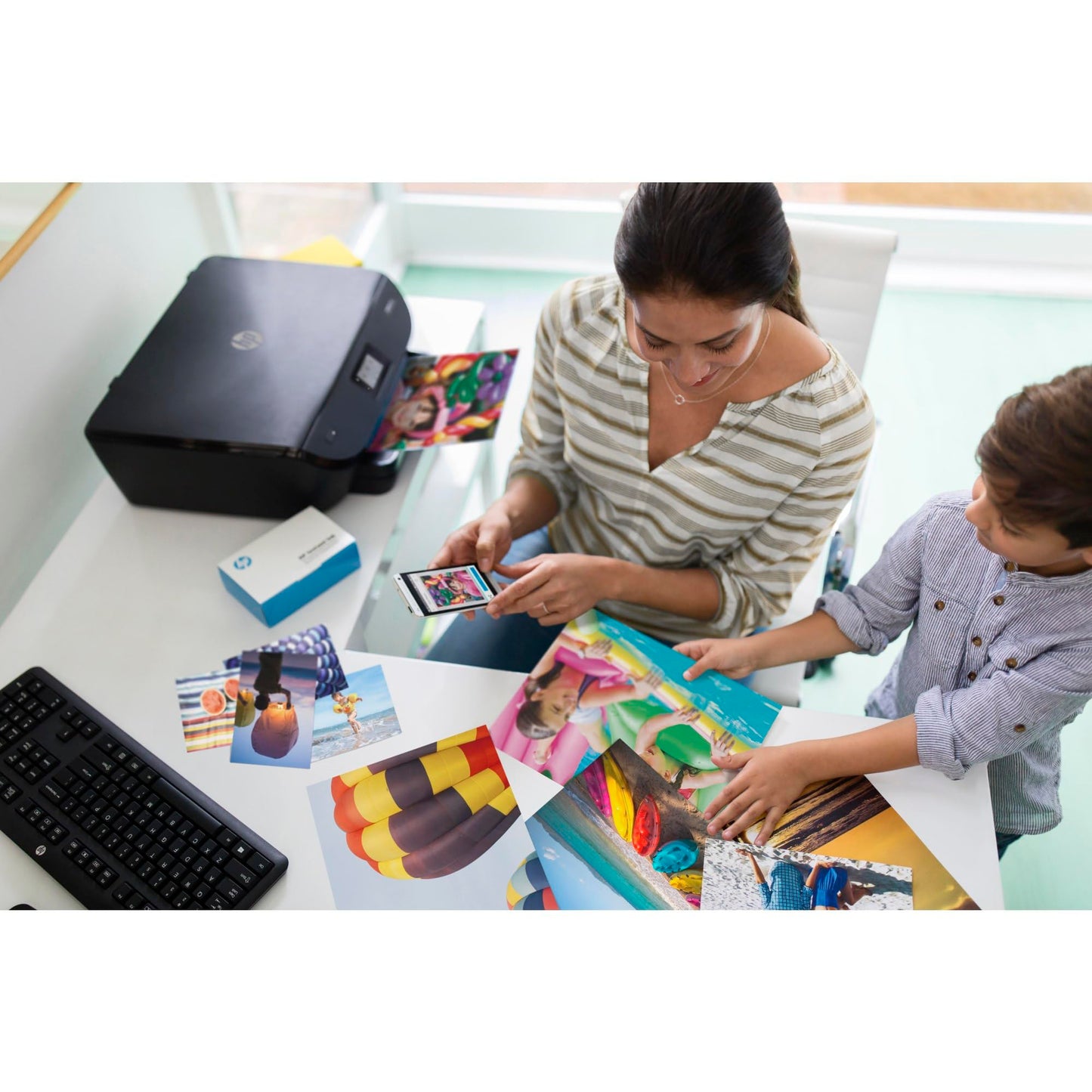 HP Premium Plus Photo Paper, Soft Gloss, A, 50 Sheets (CR667A), 8 1/2 x 11