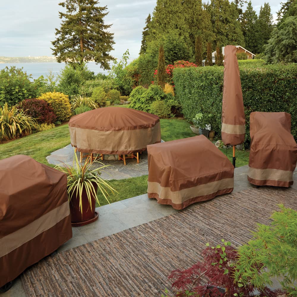Duck Covers Ultimate Round Table & Chair Set Cover 60" Diameter