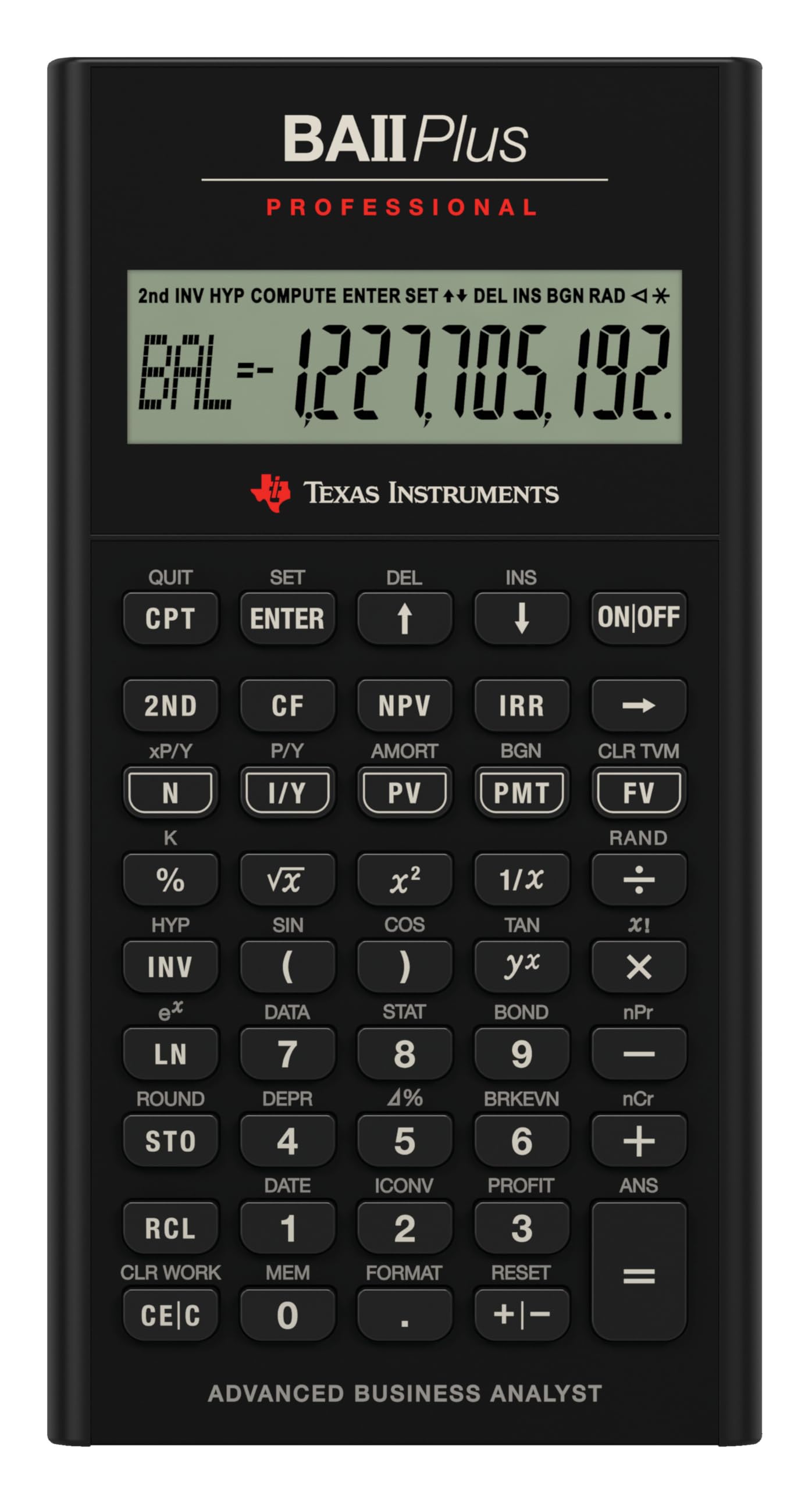 Texas Instruments BA-II Plus Professional