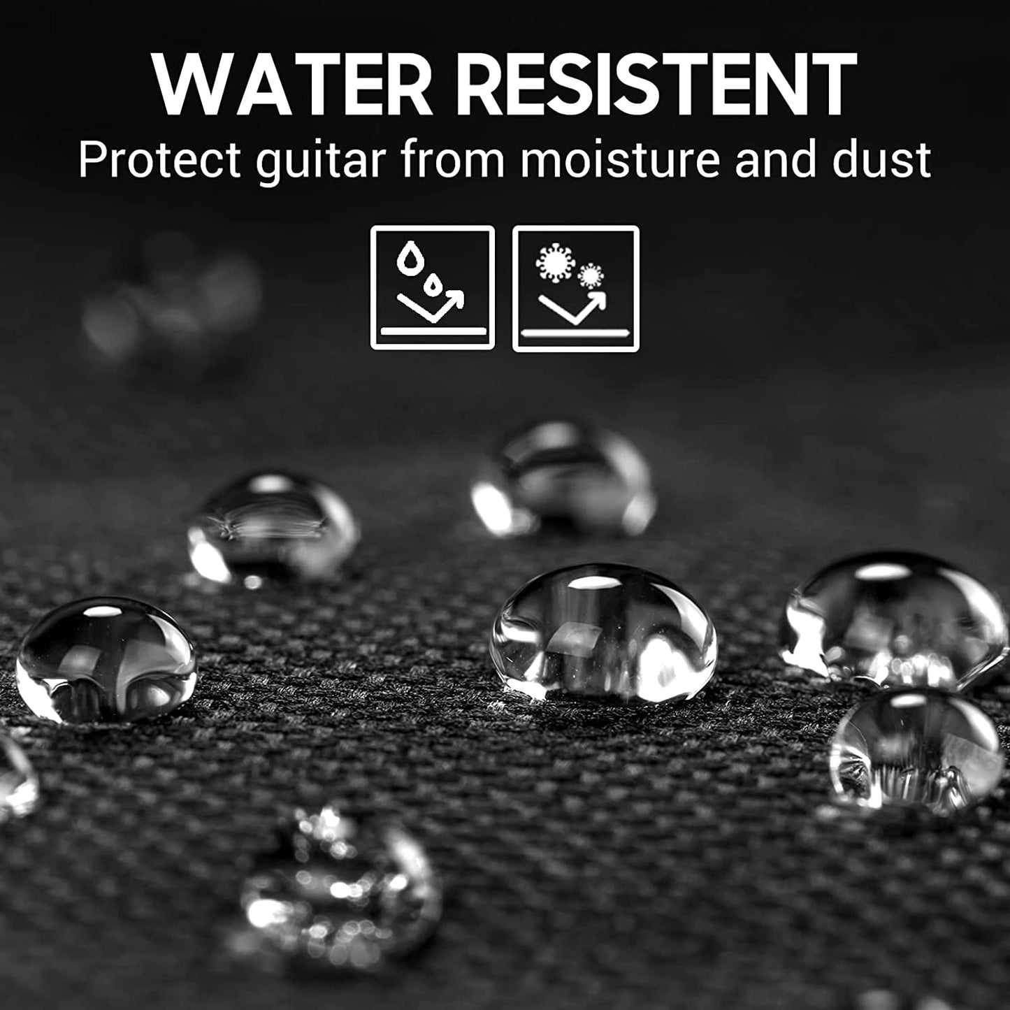 CAHAYA Guitar Bag Acoustic Full Size Extra Thick 12mm Padding Backpack Water-Resistant Oxford Cloth Gig Bag Large Pockets for 40 41 42 in Guitar CY0149