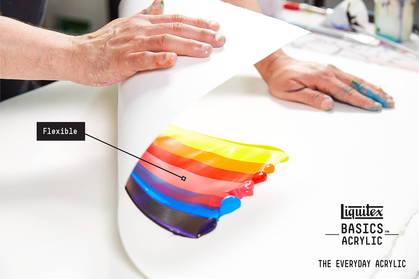 Liquitex Basics 101076 Acrylic Paint Tube 6-Piece Set