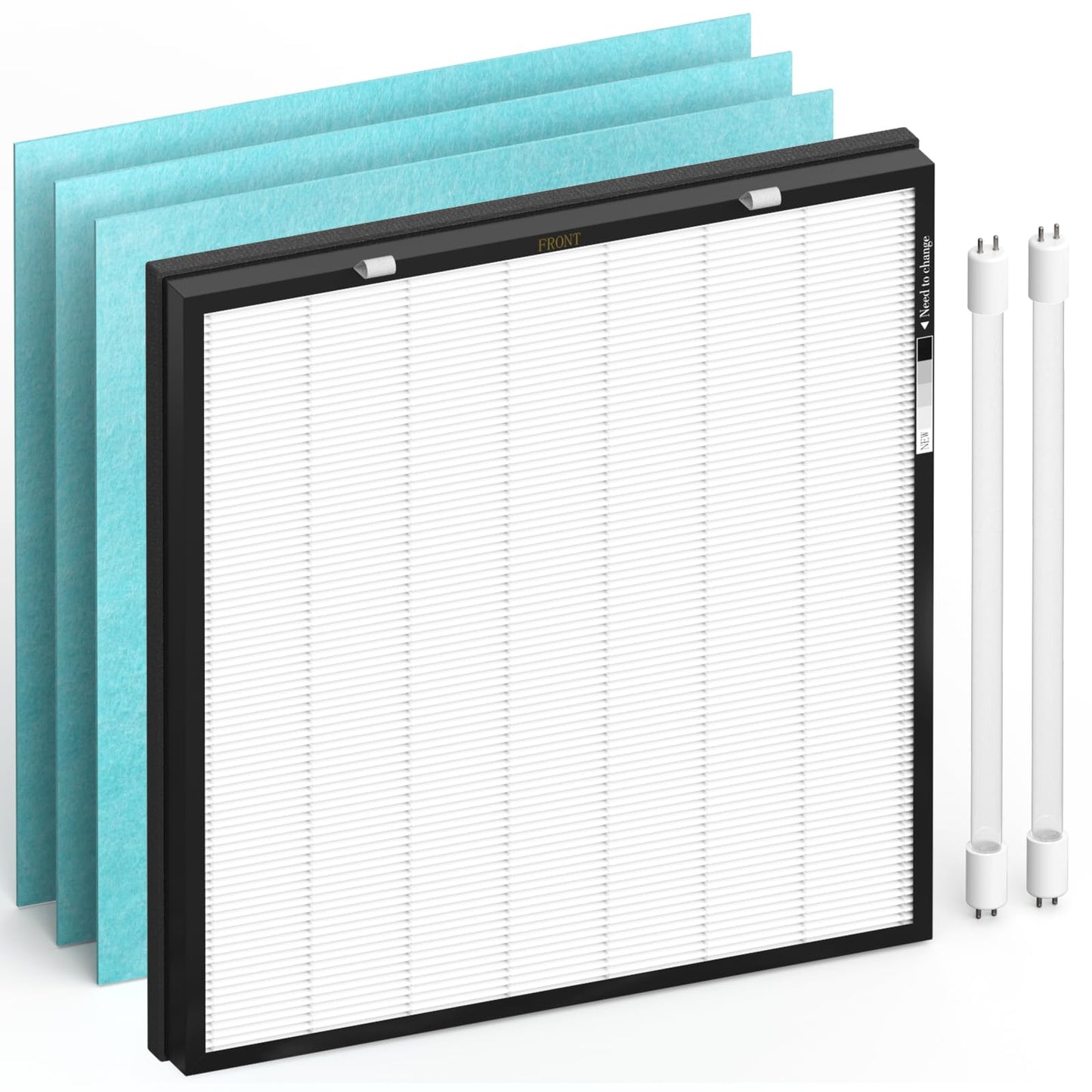 SAKEGDY 1550 Replacement Filter Kit Compatible with Asept-Air Life Cell 1550 Air Purifier, Multi-Layer Filtration System with True HEPA and Carbon Filter.