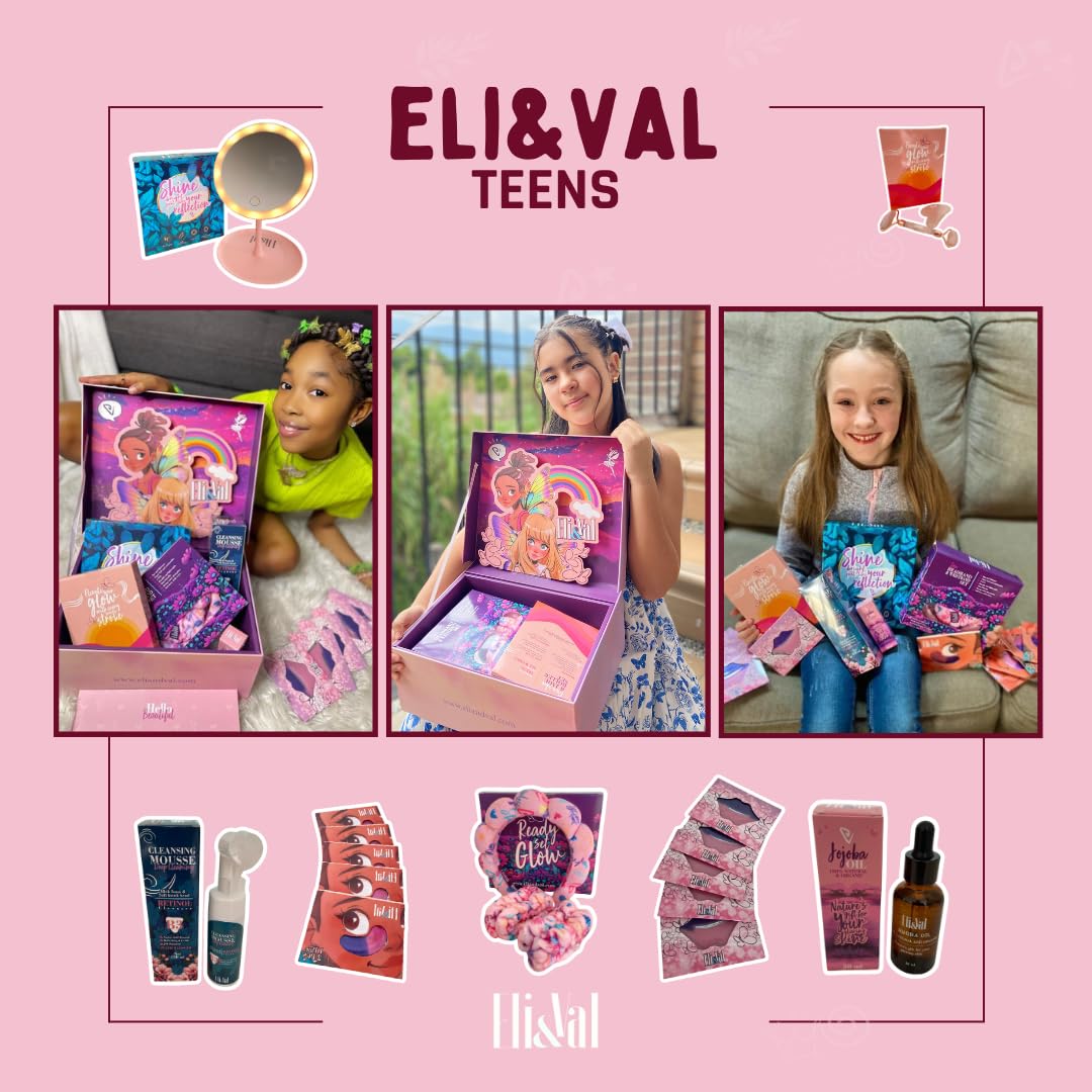 Christmas Tween Gift Box – Trendy & Unique Gifts Basket Teen Girl – Spa Kit for Teen Girls with Skincare and Self-Care Essentials – Birthday or Holiday Present