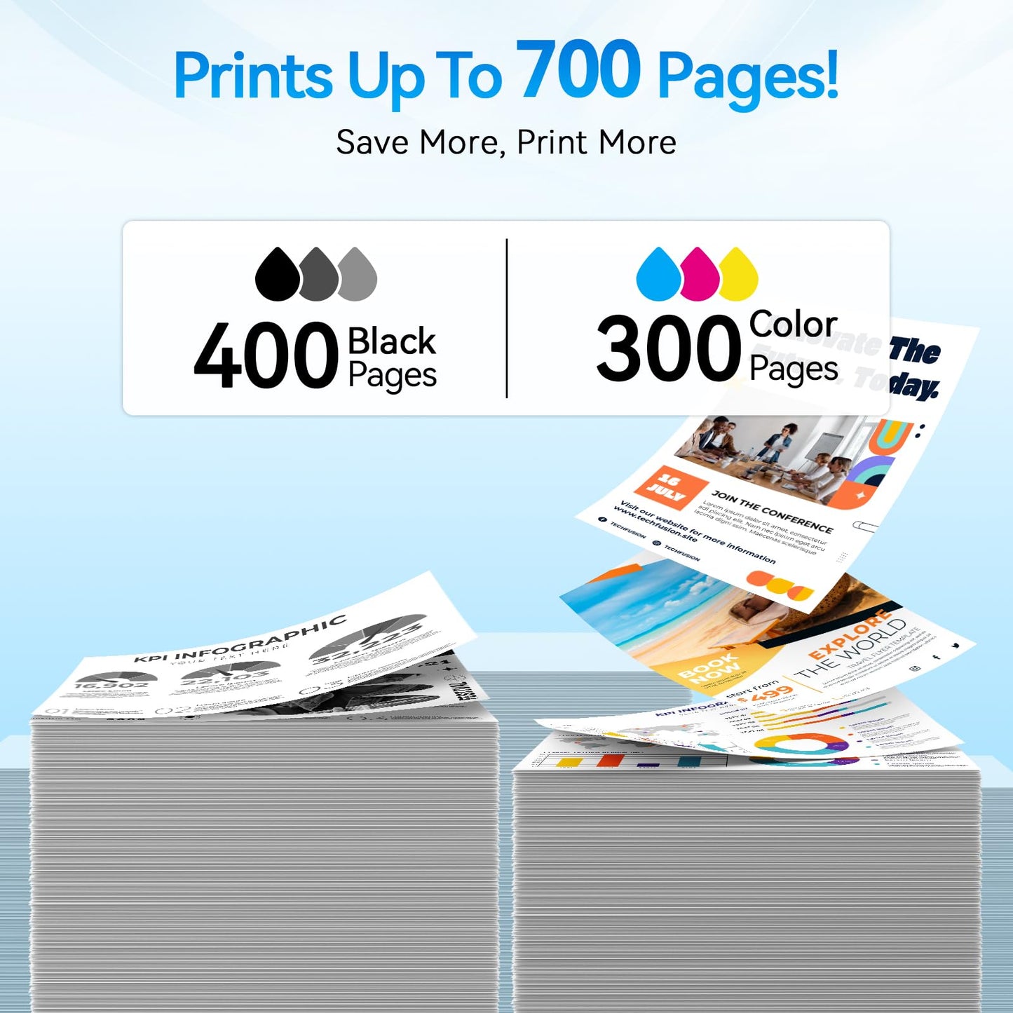 260 and 261 Ink Cartridges Replacement for Canon 260XL and 261XL Ink Cartridges Compatible for Canon TS6420a Ink Cartridges fit for TR7020a TR7020 TR7022a TR7022 TS6420a TS6420 TS6400 TS5320 (2 Pack)