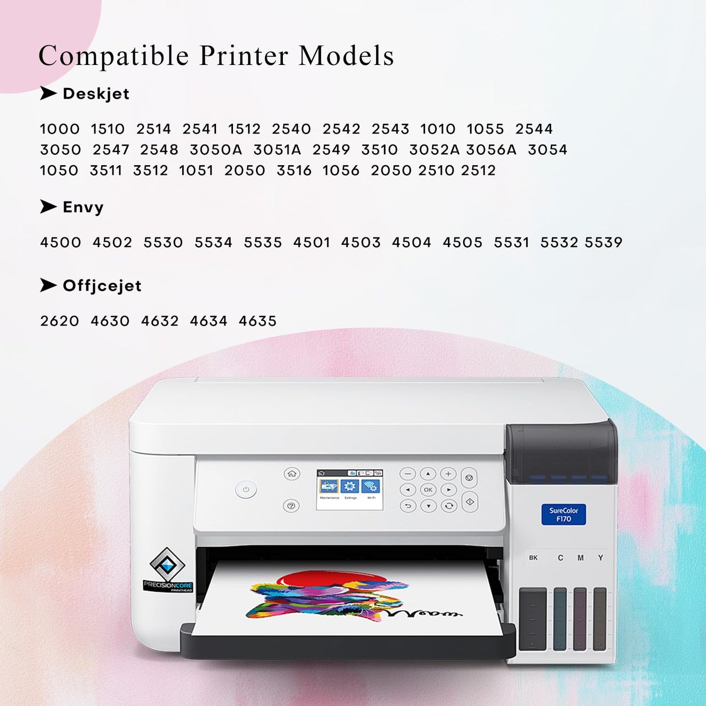 Inktopia Remanufactured Ink Cartridges for HP 61XL (2 Black) CH563WN High Yield with Ink Level Display for HP Deskjet 1000 1050 2050 2510 3050 3510 Envy 4500 5530 Officejet 2620 2621 4630 4632 4635