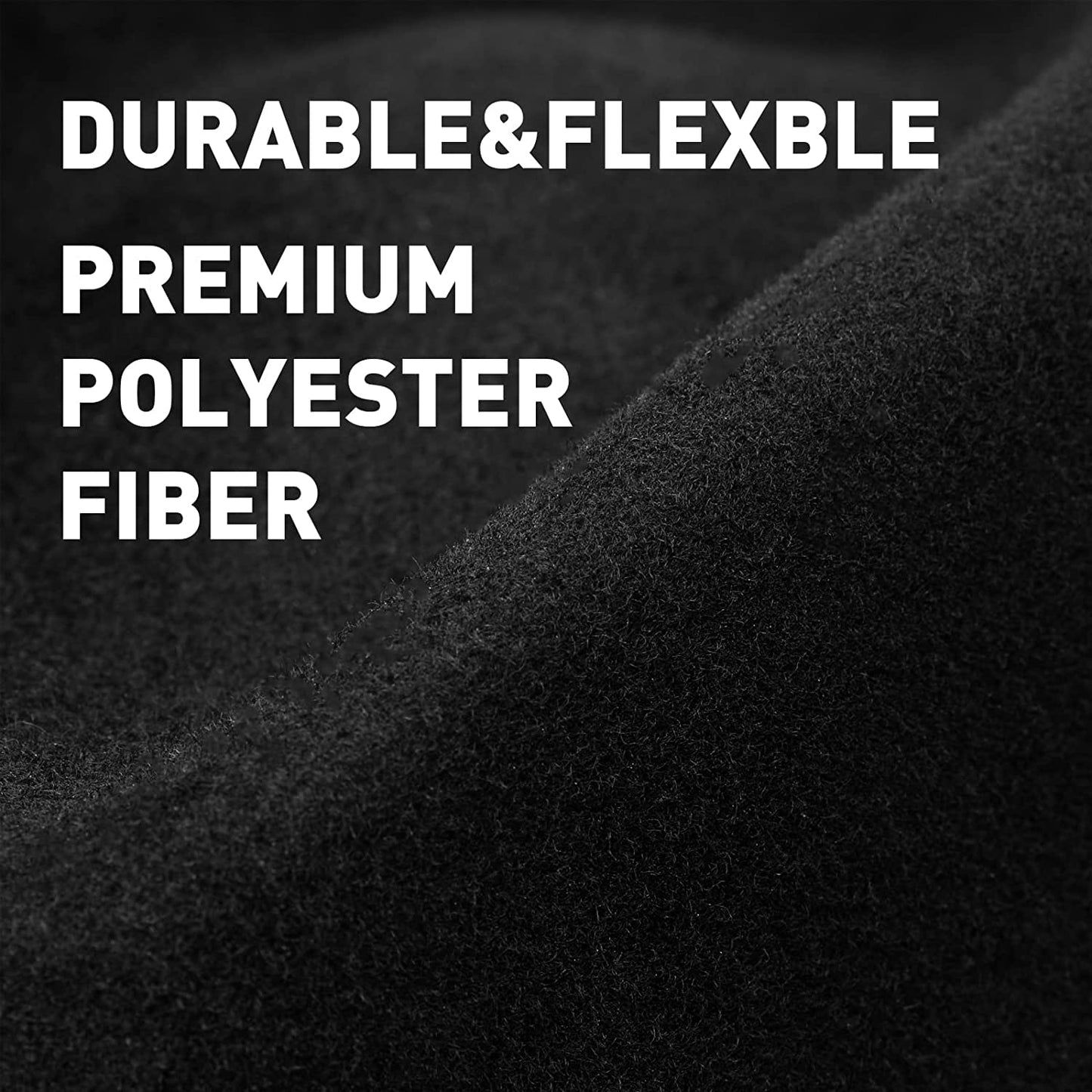 Halero 78"x40" Black Underfelt Carpet for Speaker,Sub Box Carpet, Auto,RV,Boat,Marine,Truck,Car Trunk Felt Liner Carpet