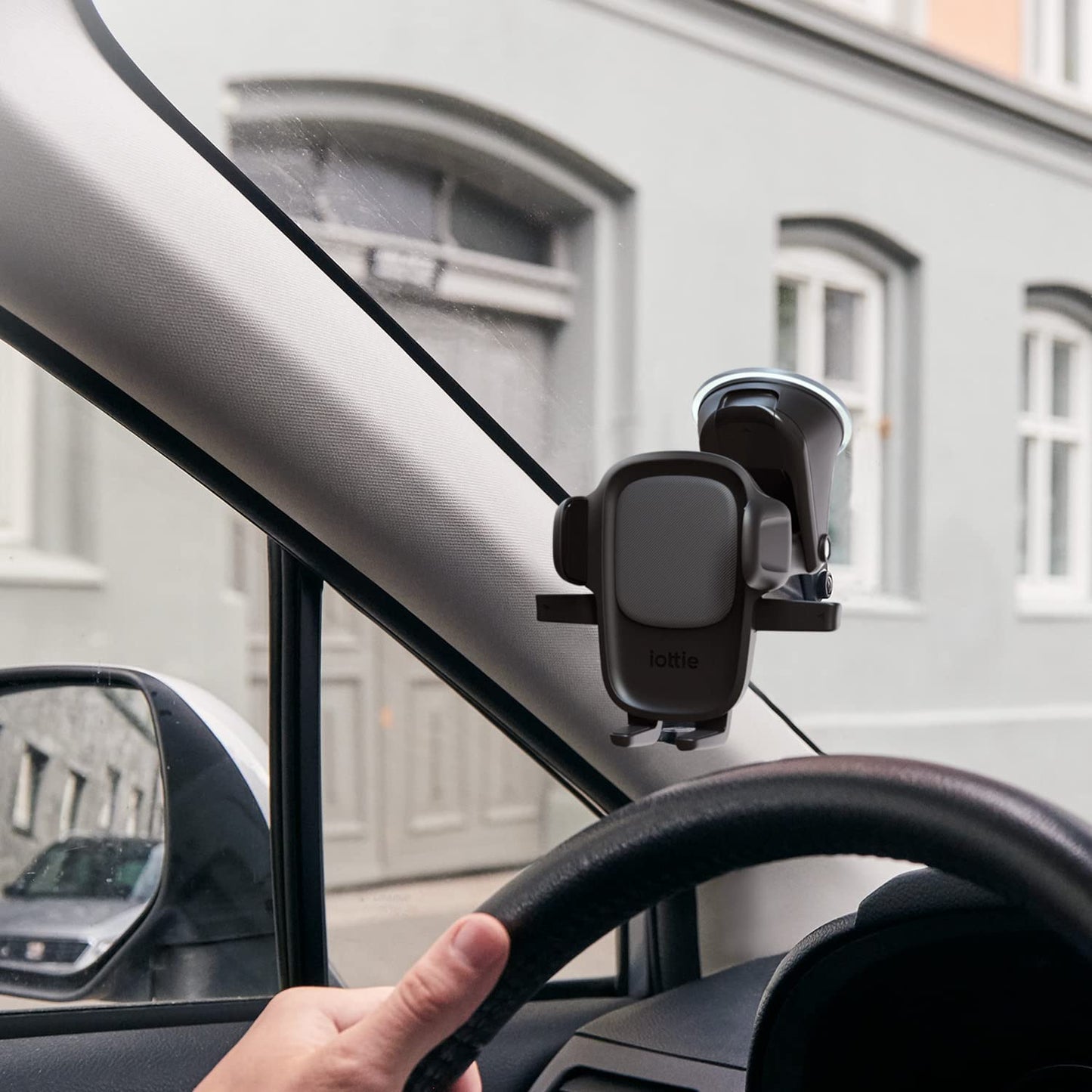 iOttie Easy One Touch 5 Dashboard & Windshield Car Mount Phone Holder Desk Stand for iPhone, Samsung, Moto, Huawei, Nokia, LG, Smartphones