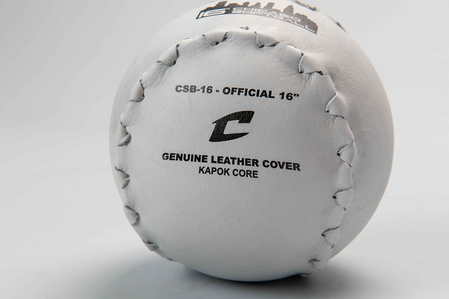 Champro Chicago Softball (White, 16-Inch)