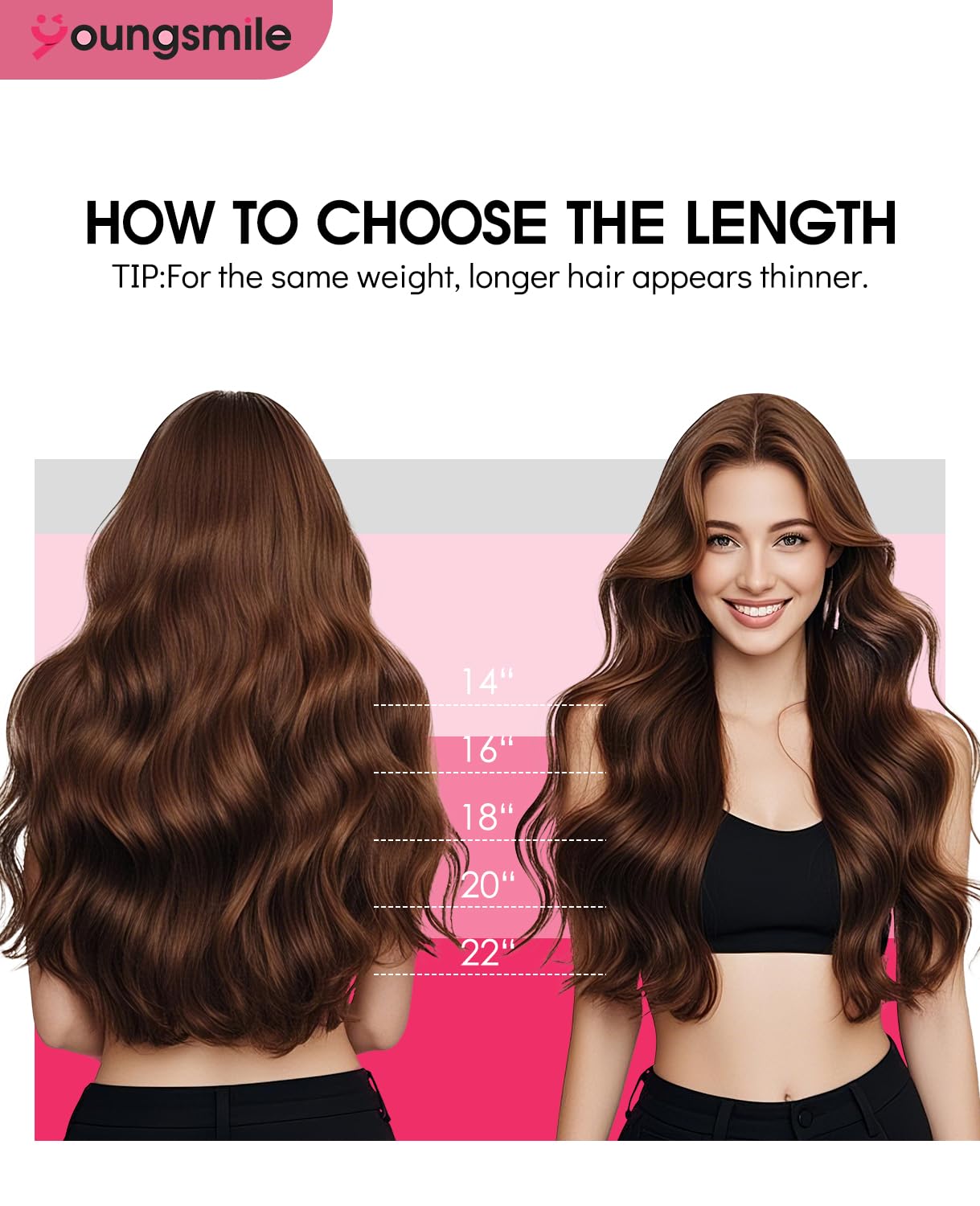 Youngsmile Clip in Hair Extensions Remy Human Hair Double Drawn Balayage Invisible Real Silky Straight Hair Extensions for Women #1B Natural Black 20 inch 160 Gram 7pcs(7PC#1B-20)