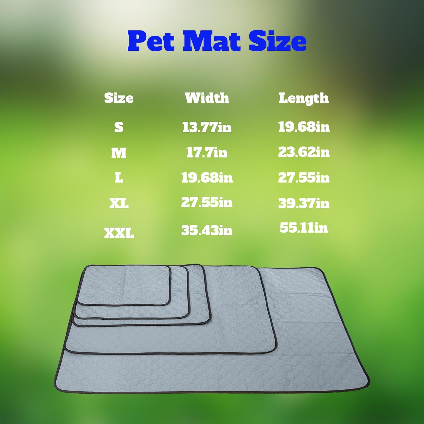 Wondfamiker Pet Cage-Liner Pee-pad Bedding-mat - for Small Animal Guinea Pig Bunny Hamsters Rabbit Chinchillas Rat Ferrets Hedgehogs Cat Dog Puppies 2 Packs (XL(27.55x39.37in))