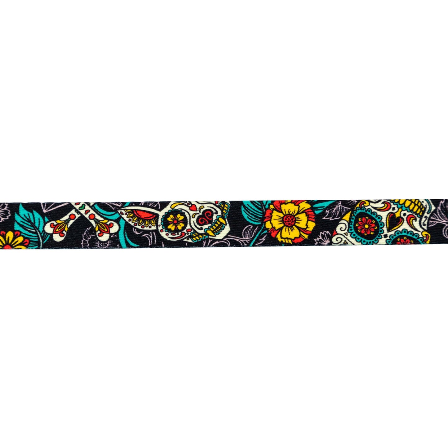 Wolfgang Heavy Duty Dog Leash, Pull-Tested to Over 800 lbs for Walking & Training, LosMuertos Print, Dual Handle Large