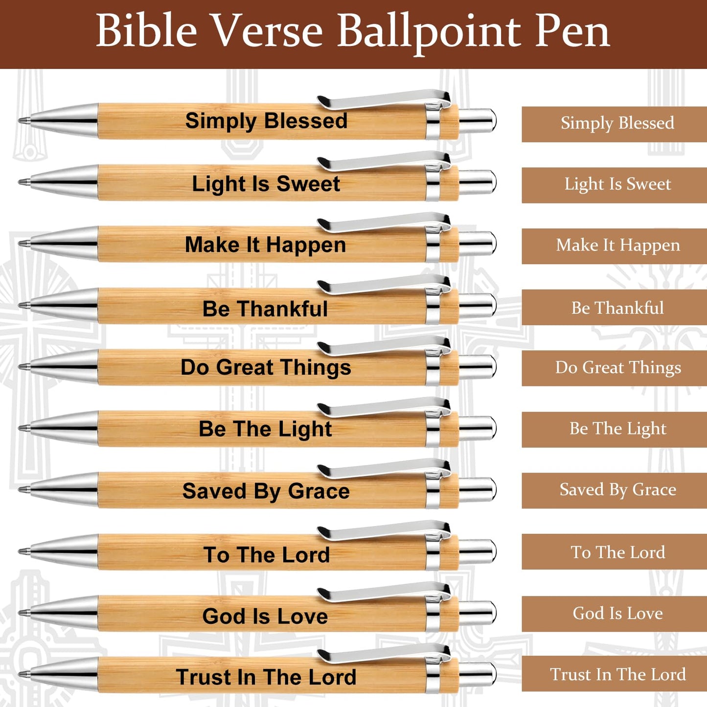 Sinmoe 120 Pcs Christian Gifts Bulk Set, Bible Verse Bookmarks, Scripture Ballpoint Pens, Religious Notebooks and Organza Bags, Church Gifts for Women Men, Bible Study, Religious Party Favors