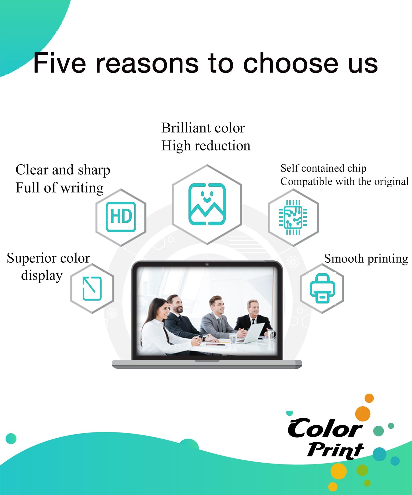 ColorPrint Compatible Toner Cartridge Replacement for Samsung CLP365W 406S CLT-406S CLTK406S CLT406S for Xpress SL-C410W SL-C460FW CLX-3305FW CLX-3306W CLP-360 CLP-365W Printer (4-Pack, BK,C,M,Y)