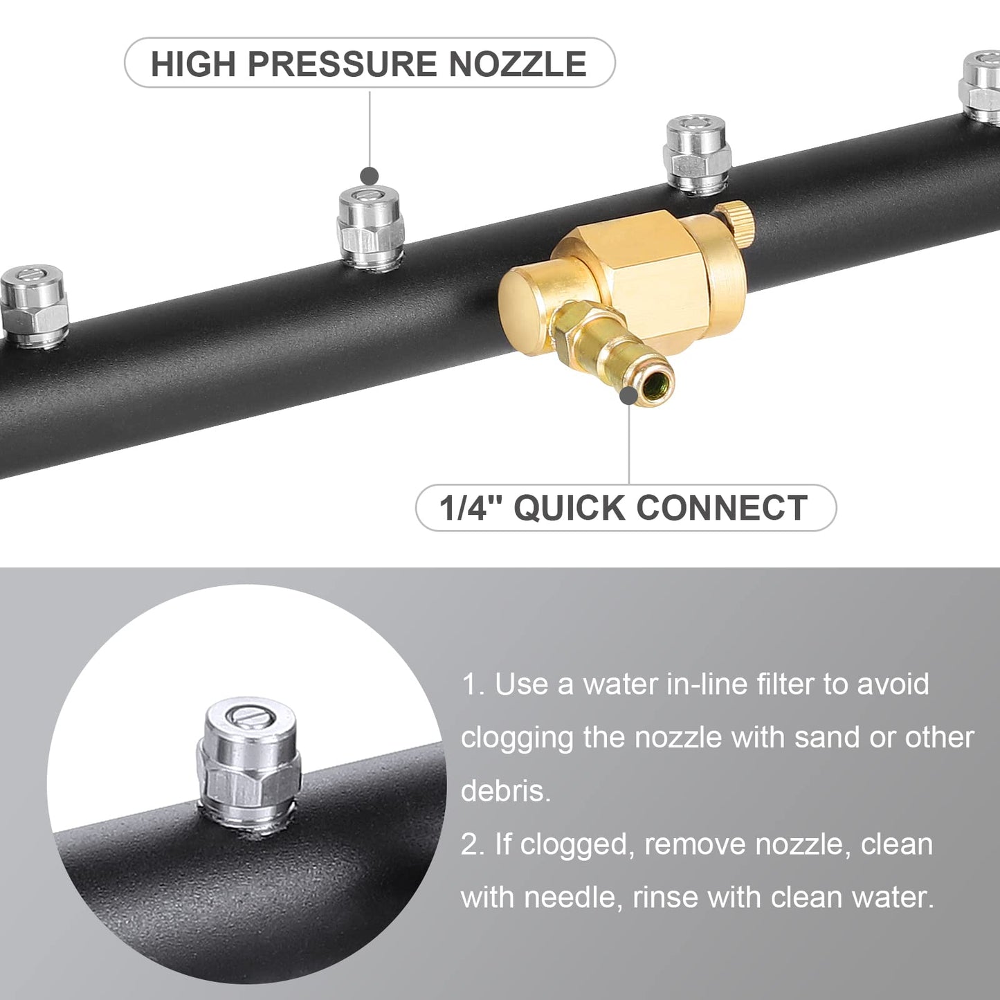 CREEXEON Dual-Function Undercarriage Cleaner,Surface Cleaner for Pressure Washer, 16 Inch, Underbody Car Washing Water Broom with 3 Pieces Extension Wand &Extra Wash Mitt, 1500 PSI-4000 PSI