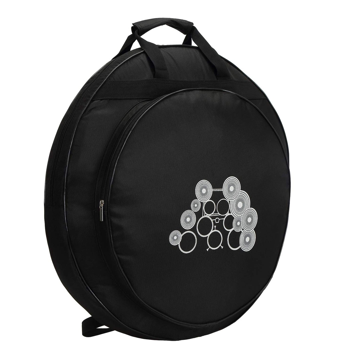 Tosnail 22" Cymbal Gig Bag with Carry Handle and Shoulder Straps - Great for Dust-Proof Storage