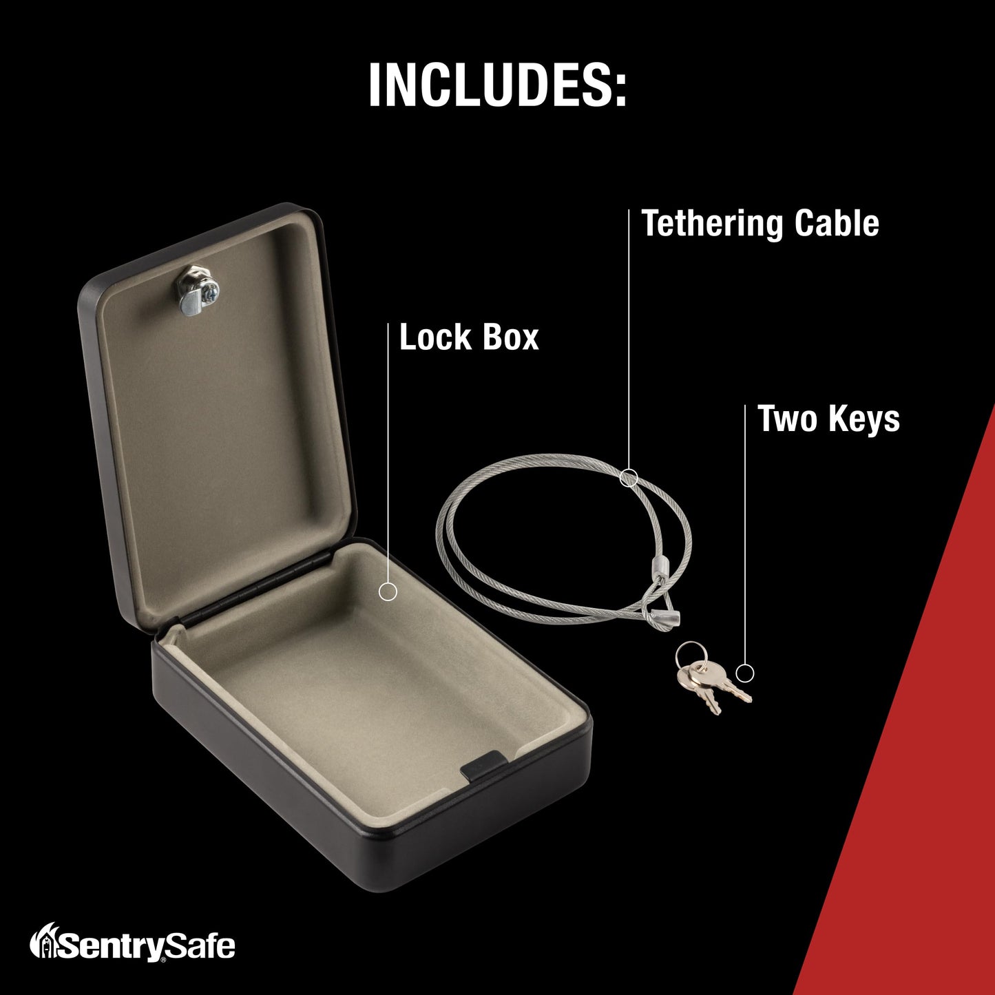 SentrySafe P005K Compact Safe, 0.05 Cubic Foot (Black)