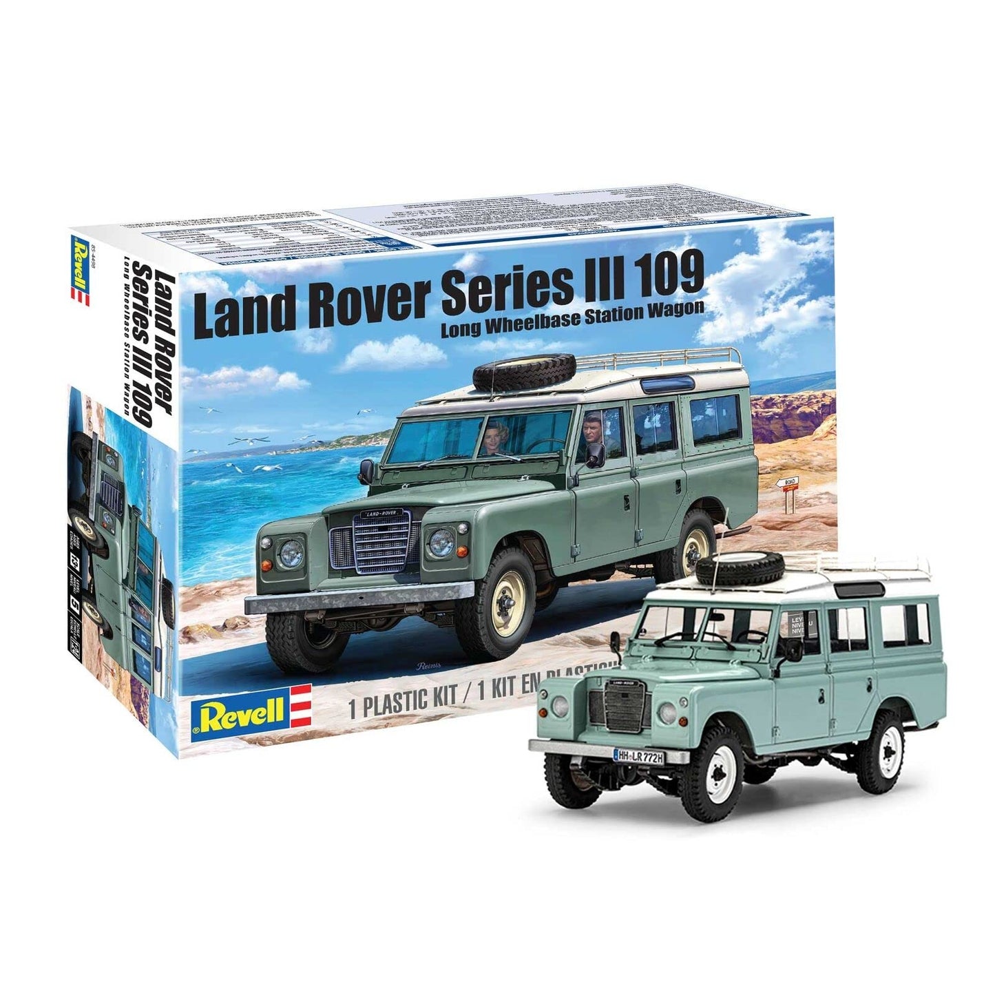 Revell 85-4498 Land Rover Series III 109 1:24 Scale 184 Piece Skill Level 5 Plastic Model Building Kit