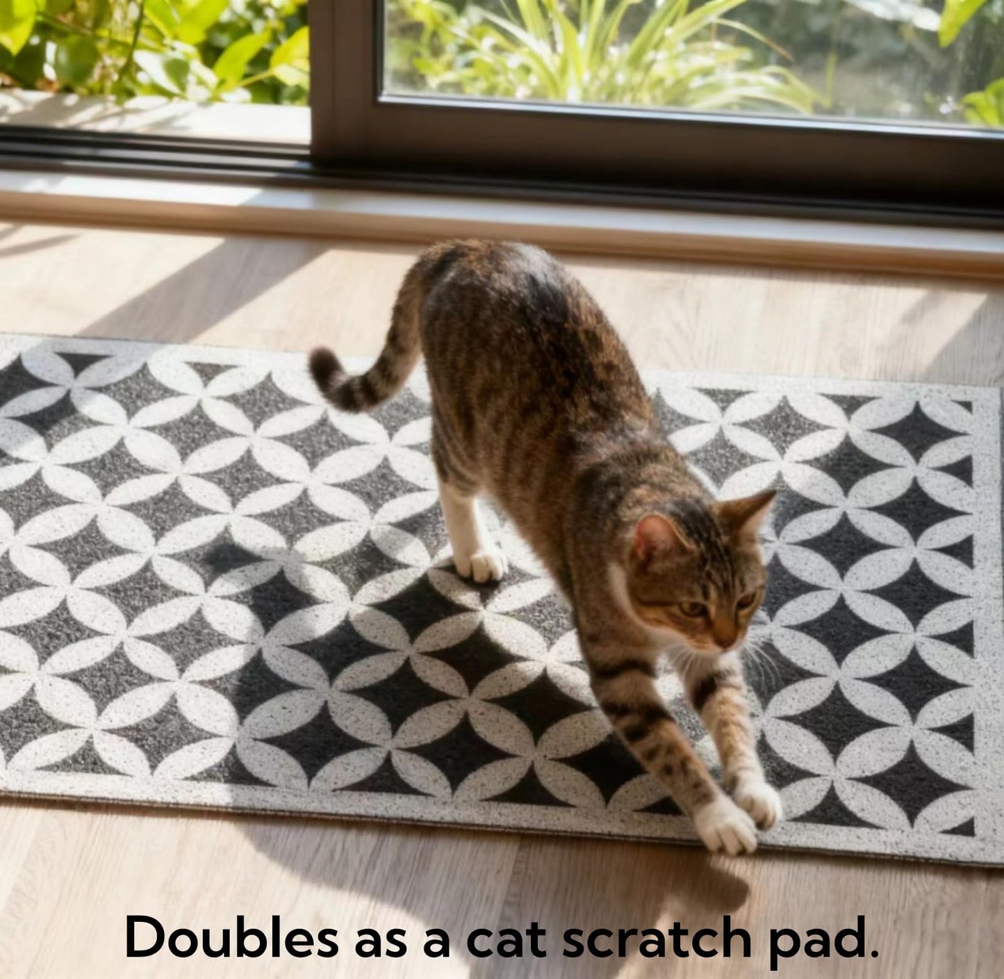 Cat Litter Mat - Extra Large Waterproof Mat with Deep Grids | Non-Slip Scatter Control for Litter Box | Durable PVC Mesh, Soft on Paws | Traps Litter & Reduces Mess (XX-Large)