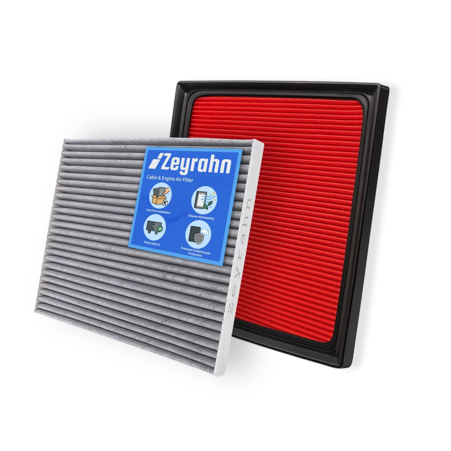 Zeyrahn Cabin & Engine Air Filter Kit for Subaru Crosstrek 2024-2025, Impreza 2024-2025