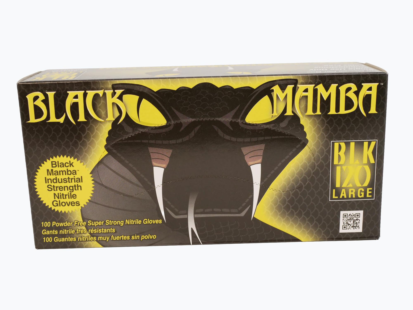Black Mamba Super Strong Nitrile 100 Glove Box (Large)